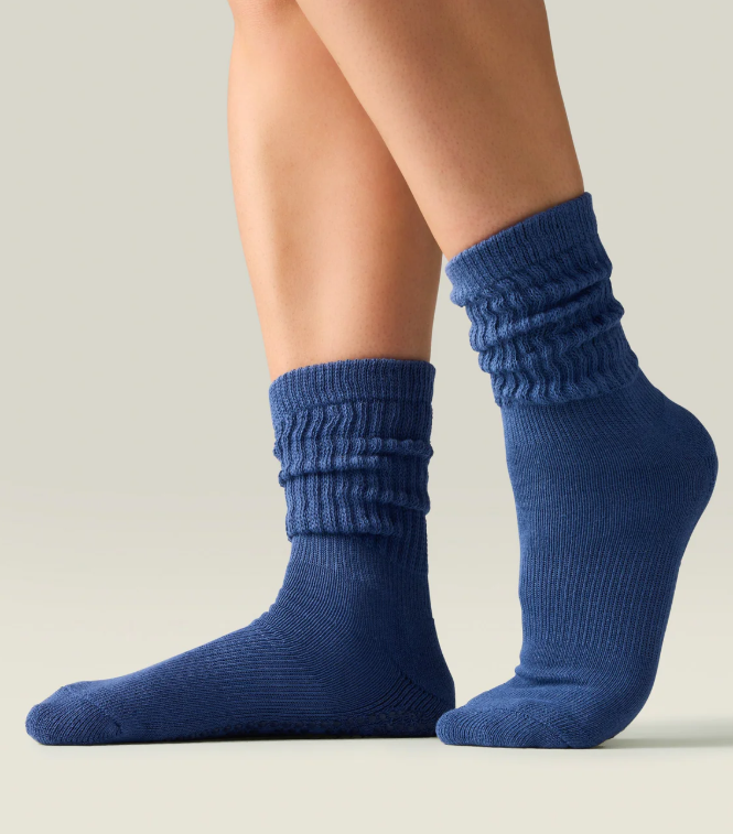 Scrunch Denim Blue Slouch