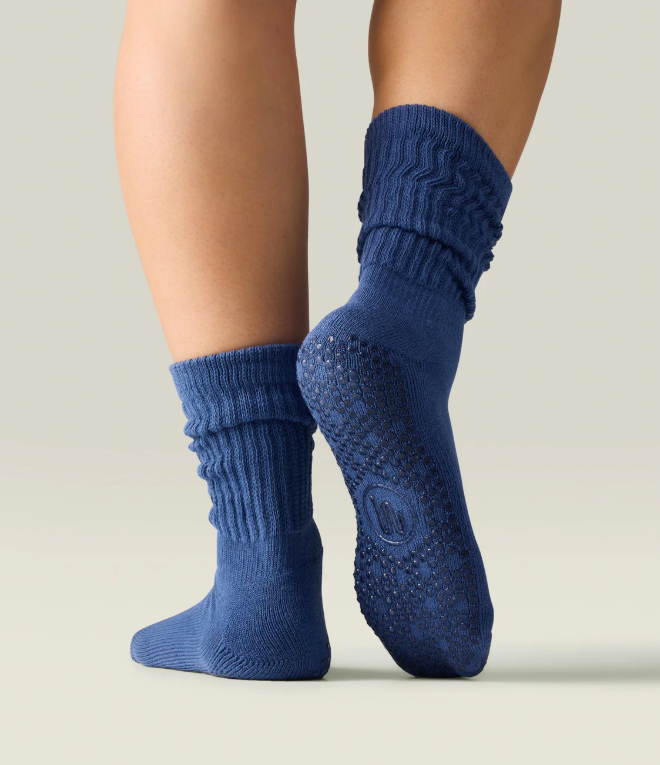 Scrunch Denim Blue Slouch