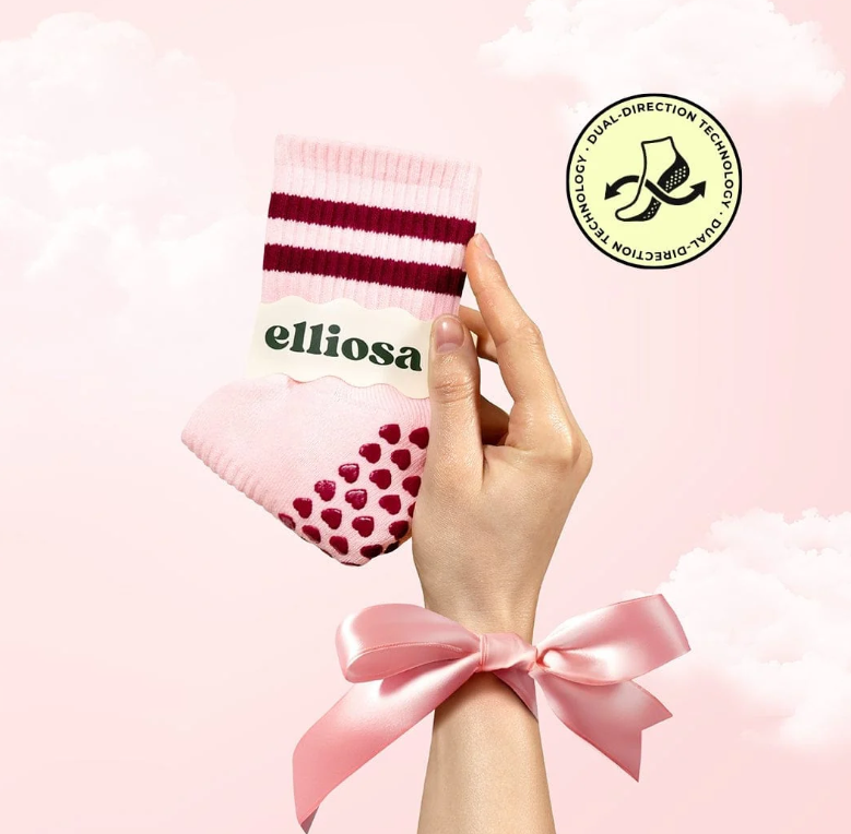 Dual Direction Grip Stripes – Soft Pink