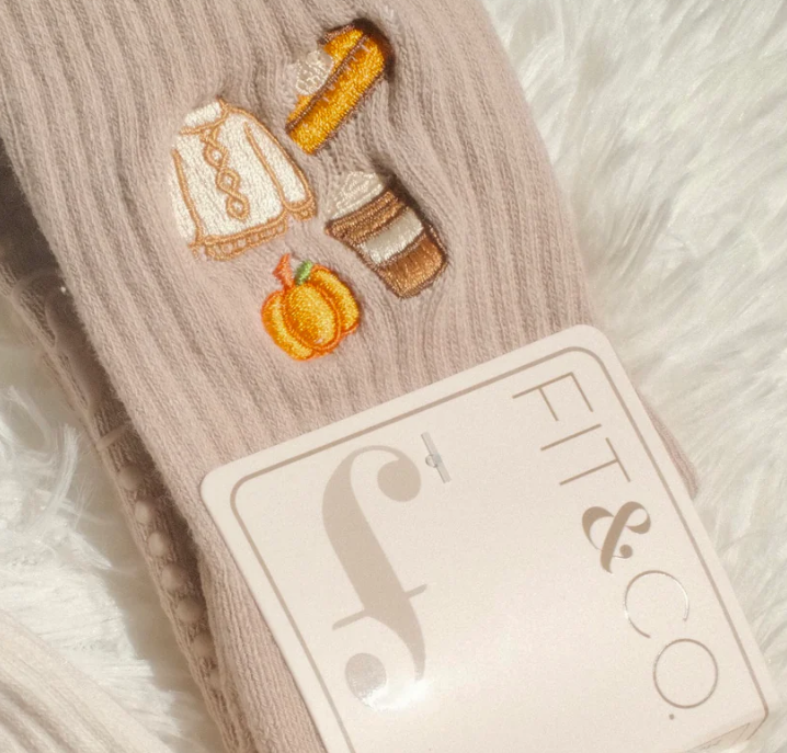 Pumpkin Pie Short Crew Socks