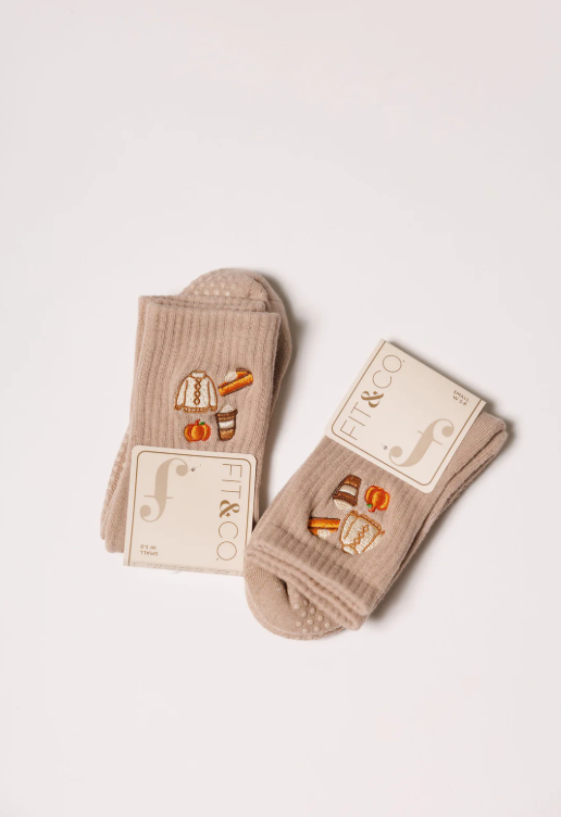 Pumpkin Pie Short Crew Socks