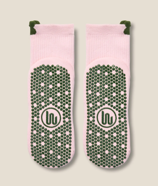 Crew Grip Socks – Flower Patch Blush