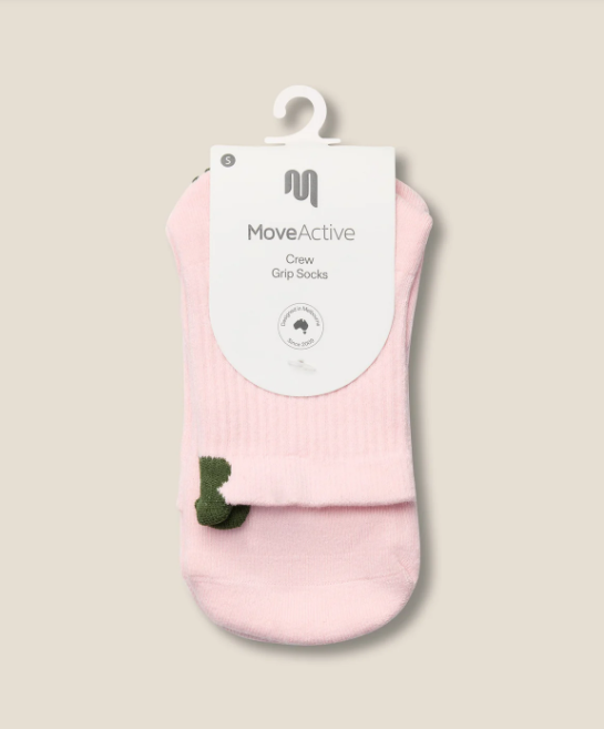 Crew Grip Socks – Flower Patch Blush