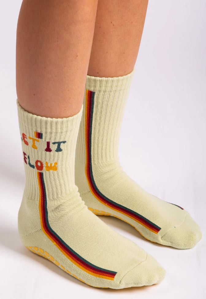 Get a Grip, Let It Flow Grip Socks- Melisoles
