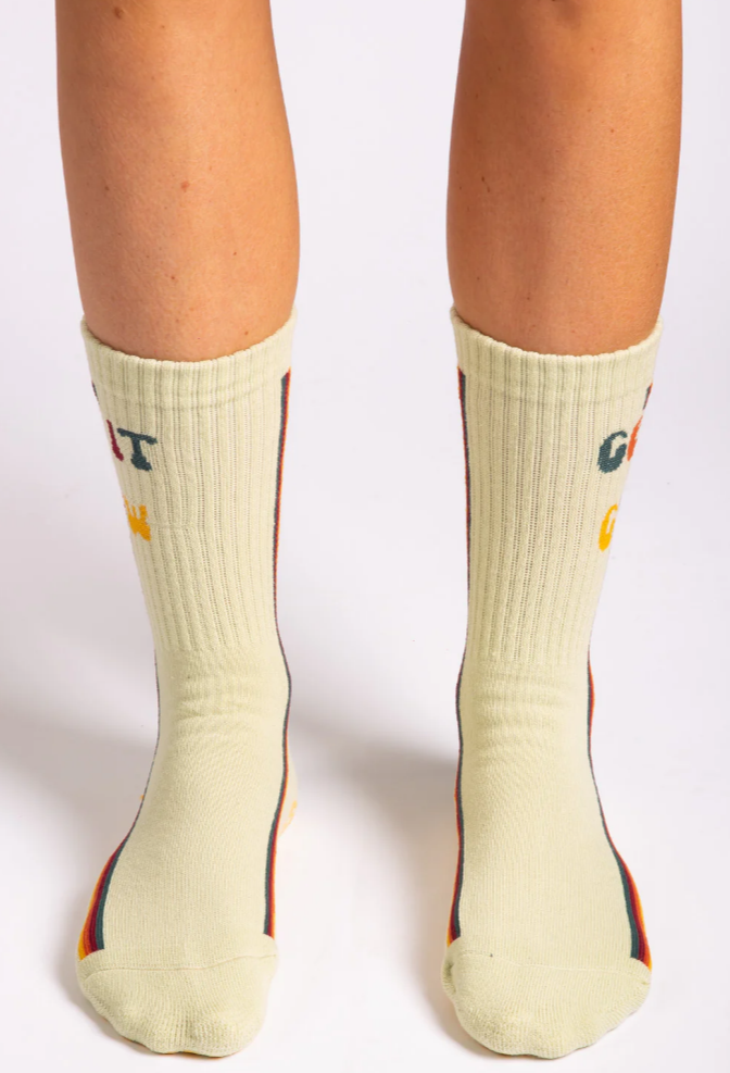 Get a Grip, Let It Flow Grip Socks- Melisoles