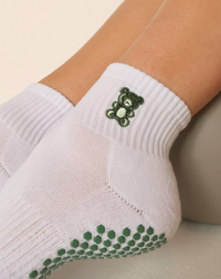 Lucky Honey Harlow Grip Sock in Gummy Bear detail 3