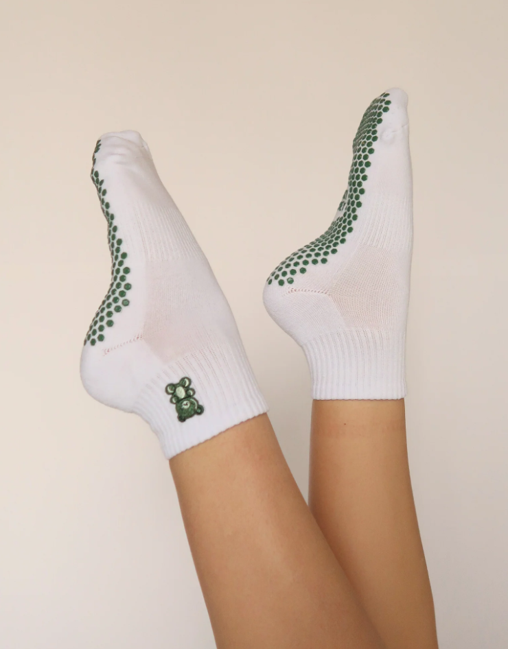 Lucky Honey Harlow Grip Sock in Gummy Bear detail 4