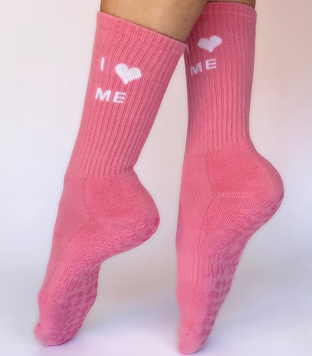 I ♥ ME Grip Sock