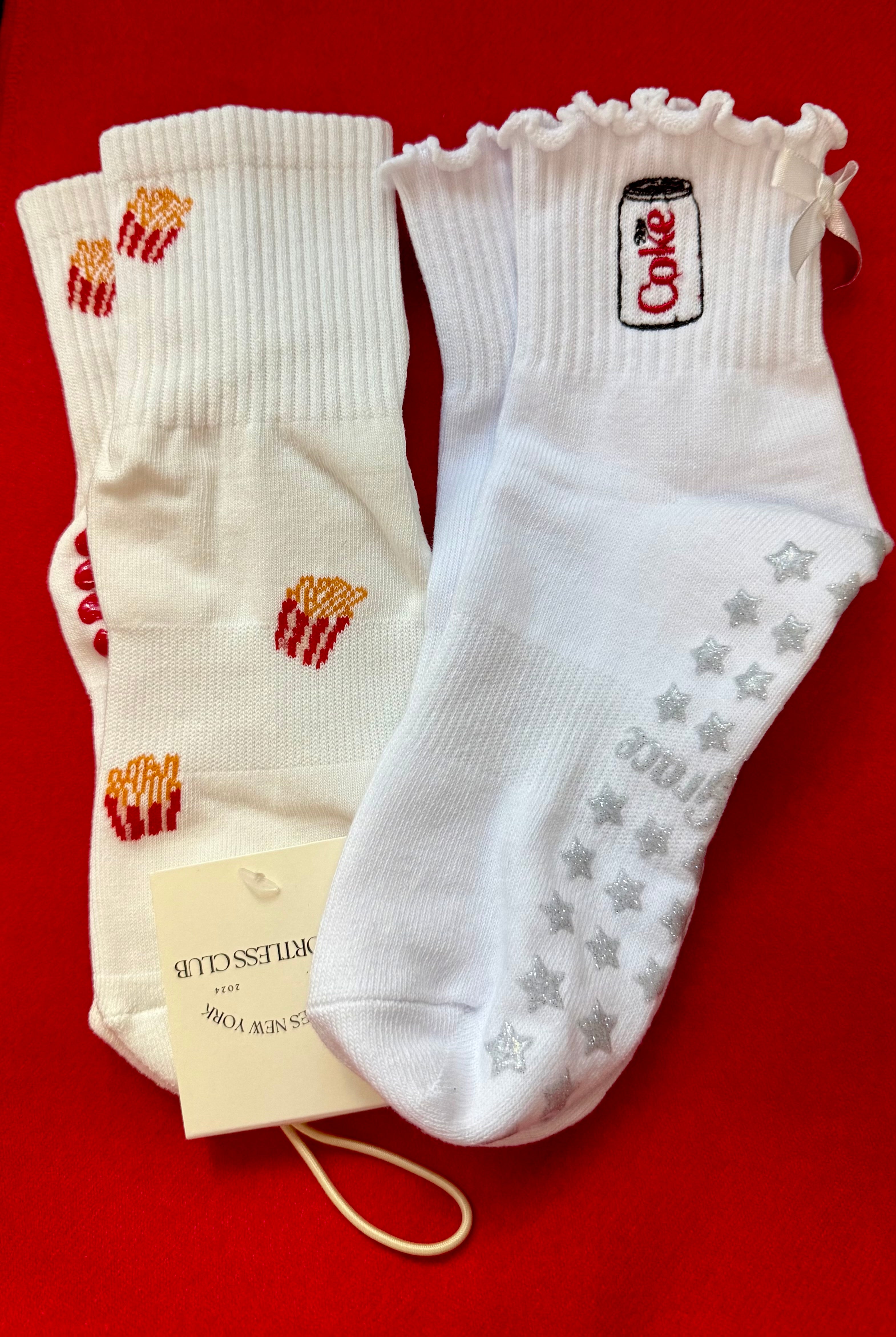 Diet Coke and French Fry Grip Sock Bundle