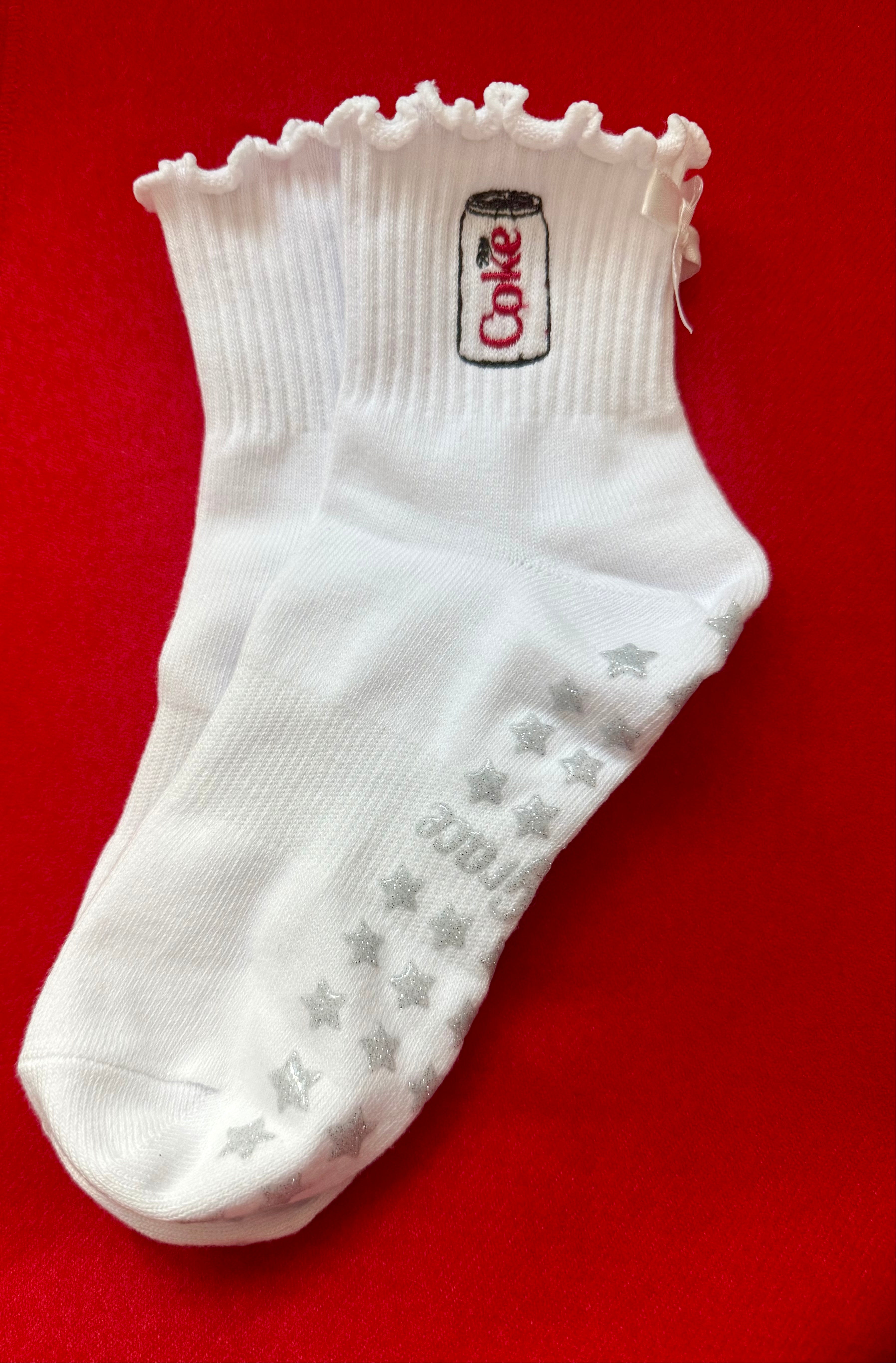 Diet Coke and French Fry Grip Sock Bundle
