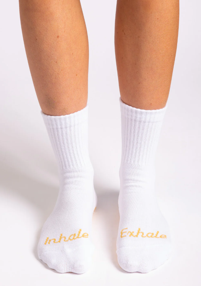 Inhale, Exhale Grip Socks - Melisoles