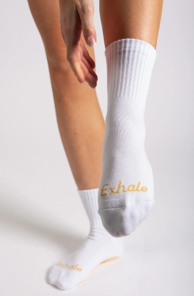 Inhale, Exhale Grip Socks - Melisoles