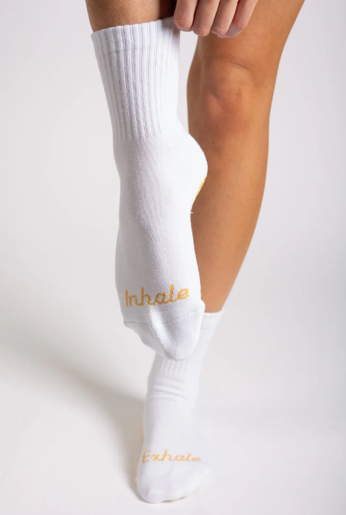 Inhale, Exhale Grip Socks - Melisoles