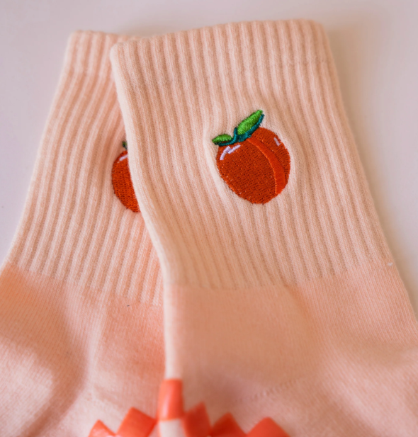Just Peachy Grip Socks