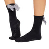 Kalea Bow Grip Socks – Noir