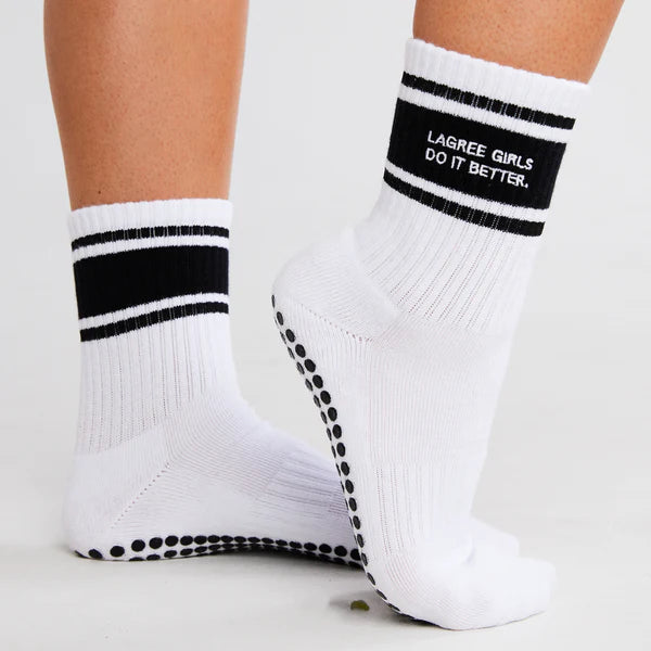 Lagree Girls Do It Better Grip Socks