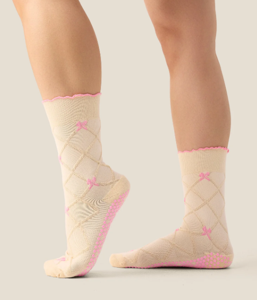 Crew Grip Socks – Lattice Oat