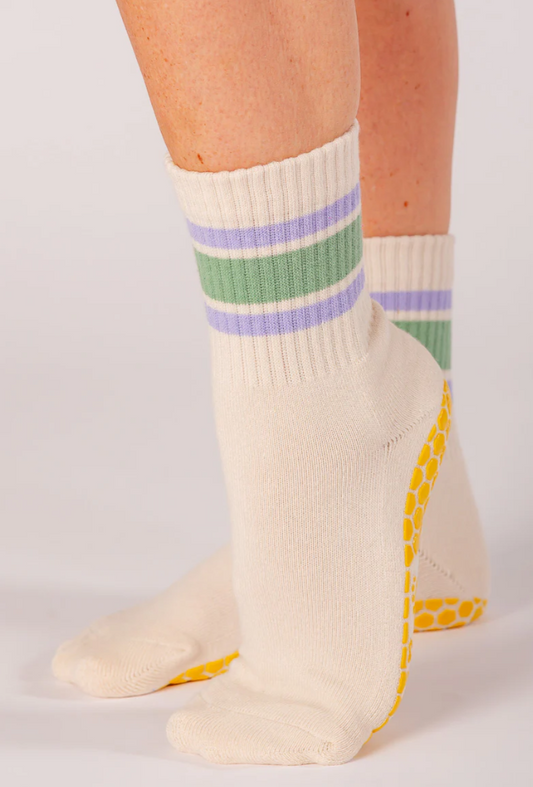 Lavender & Mint Grip Socks - Melisoles