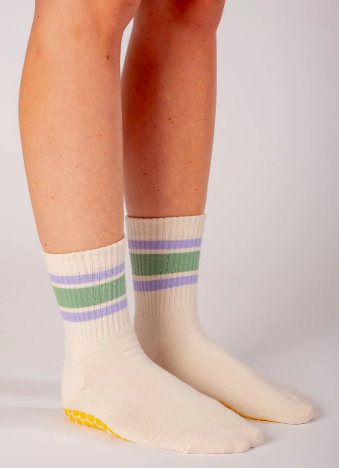 Lavender & Mint Grip Socks - Melisoles