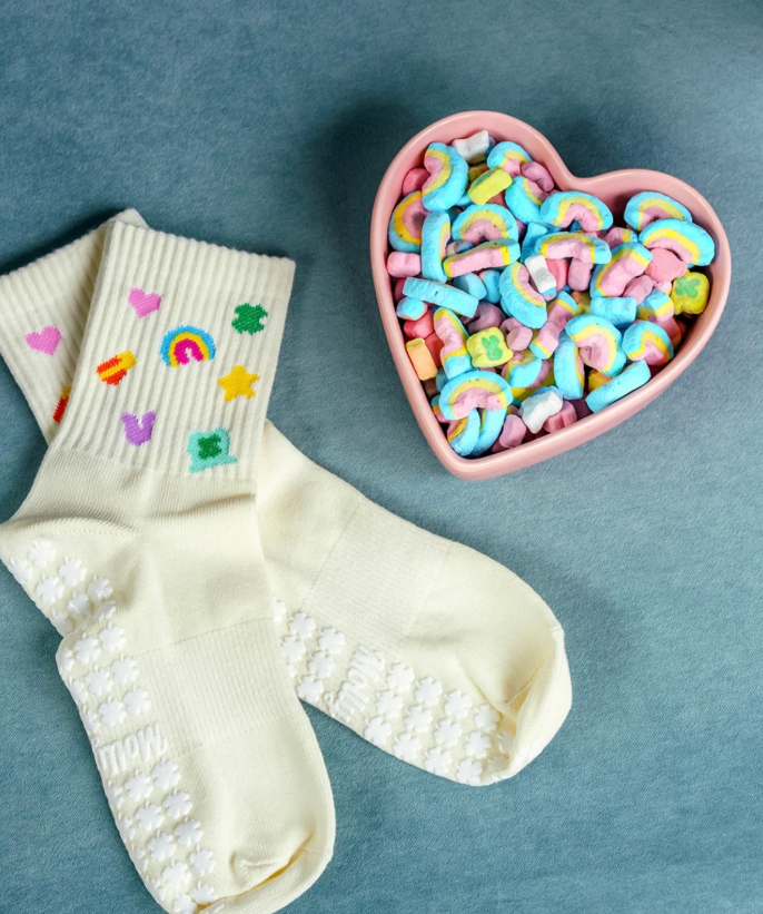 Lucky Charm Grip Socks