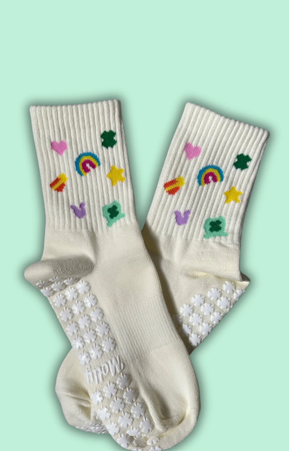 Lucky Charm Grip Socks