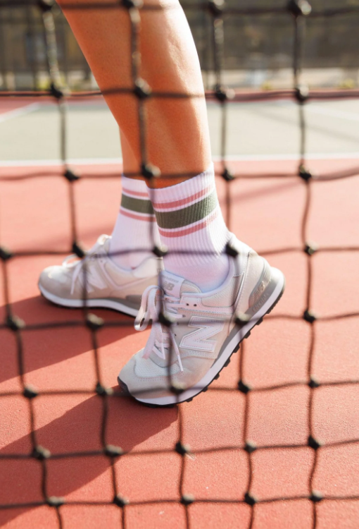 Matcha Rose Latte Grip Socks