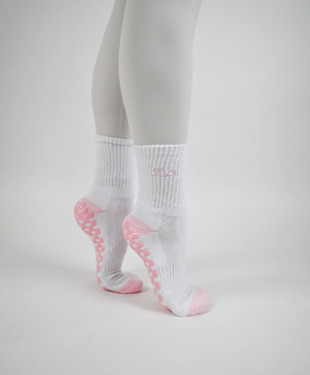 Pardon My French Grip Sock – Petal Pink