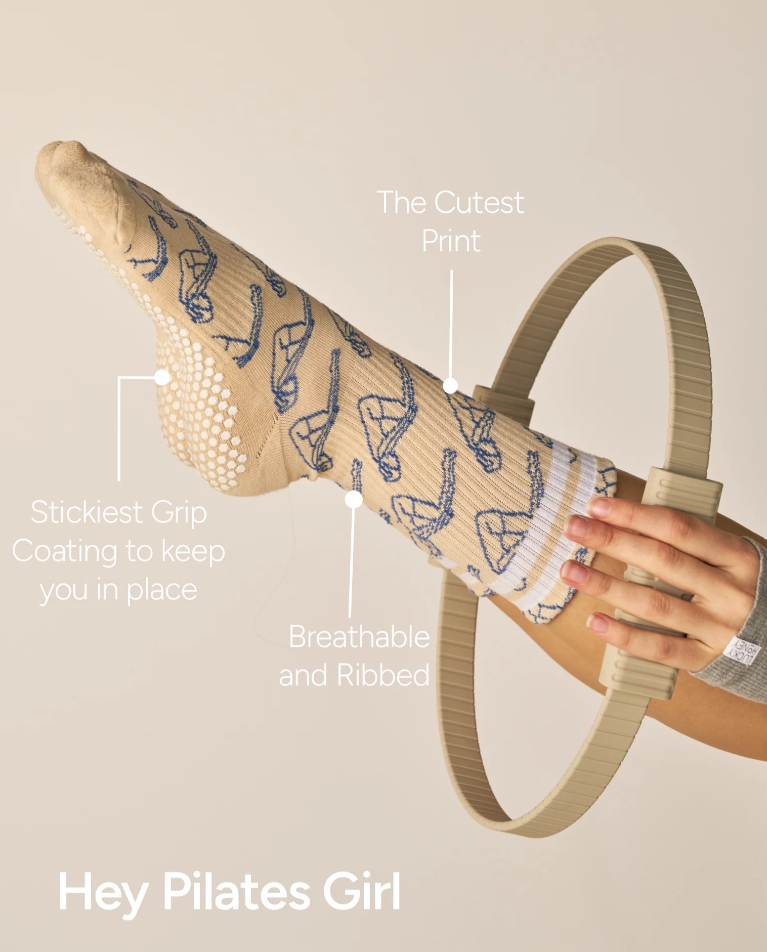 The Tall Tube Grip Sock - The Pilates Girl