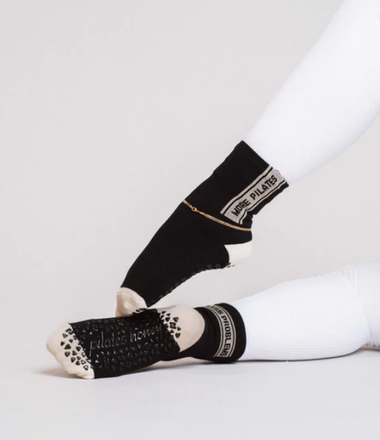 Pilates Problems Shorty Crew Grip Sock