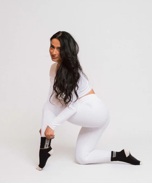 Pilates Problems Shorty Crew Grip Sock