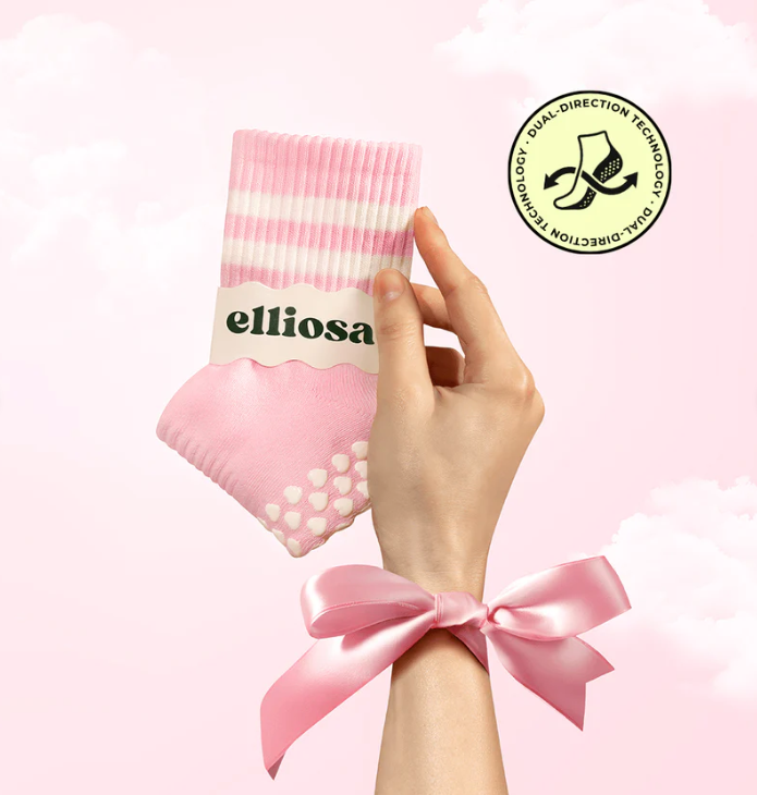 Dual-Direction Grip Stripes – Pink Cloud
