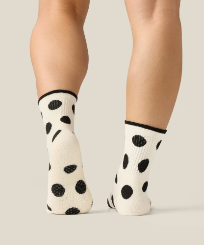 Crew Grip Socks - Polka Dot Monochrome