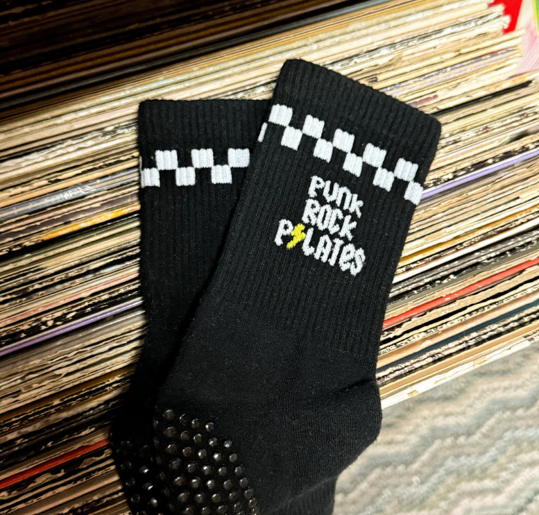 ⚡ Pilates Punk Grip Socks