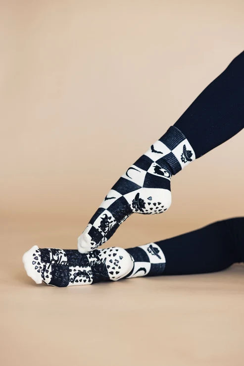 Midnight Cowboy Crew Grip Sock