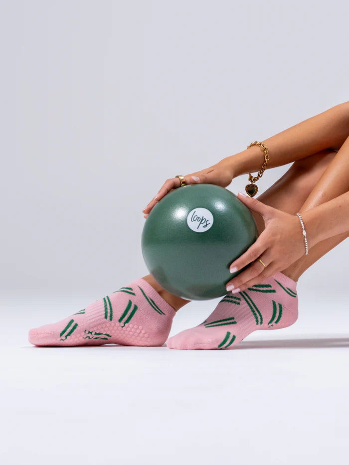 Ankle - Slater Stripe Grip Socks