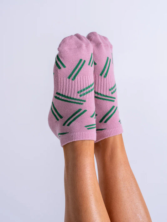 Ankle - Slater Stripe Grip Socks