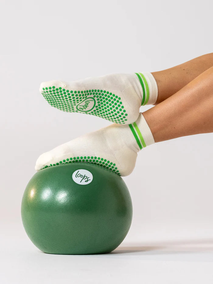 Studio Socks – Green Stripe