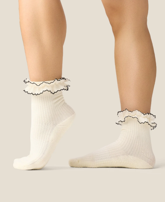 Crew Grip Socks – Ruffle Fleur