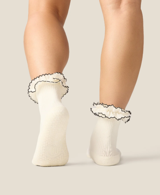 Crew Grip Socks – Ruffle Fleur