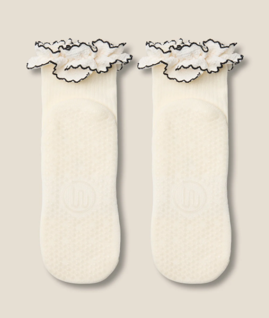 Crew Grip Socks – Ruffle Fleur