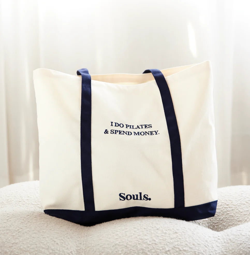I Do Pilates & Spend Money Tote