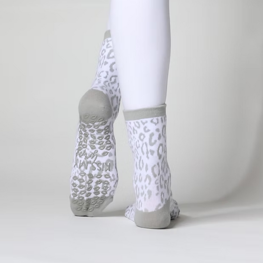 Snow Leopard Grip Socks