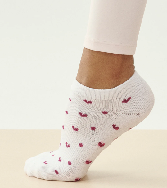 Speckled Hearts White