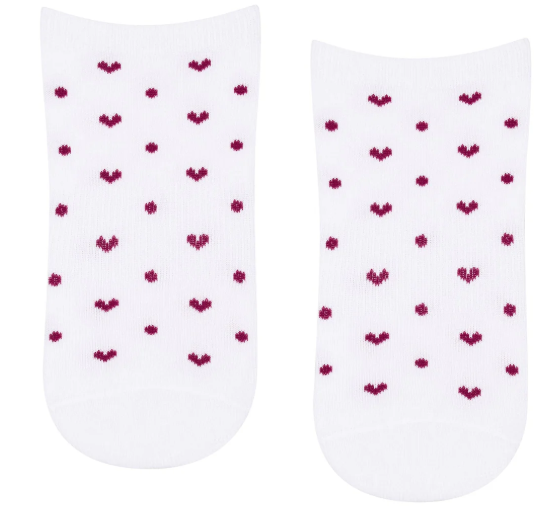 Speckled Hearts White