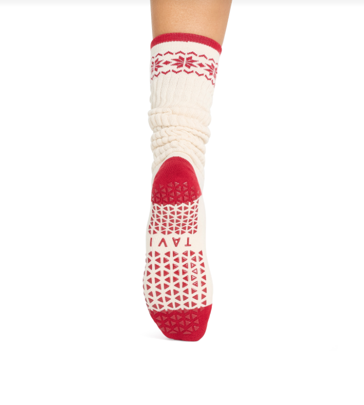 Stacy Grip Slouch - Holiday Sleigh