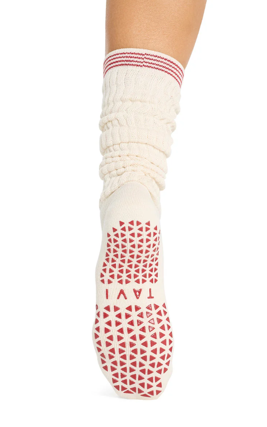 Stacy Grip Slouch - Sleigh Stripe