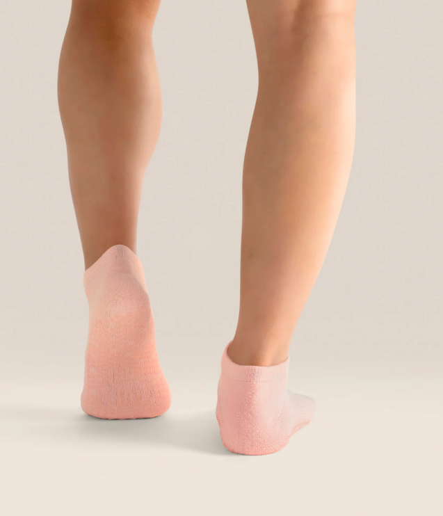 Strawberry Heart Low Rise Grip Socks