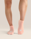 Strawberry Heart Low Rise Grip Socks