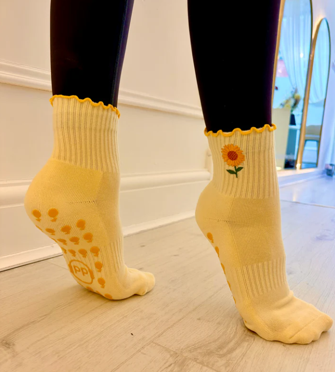 Sunflower Grip Sock