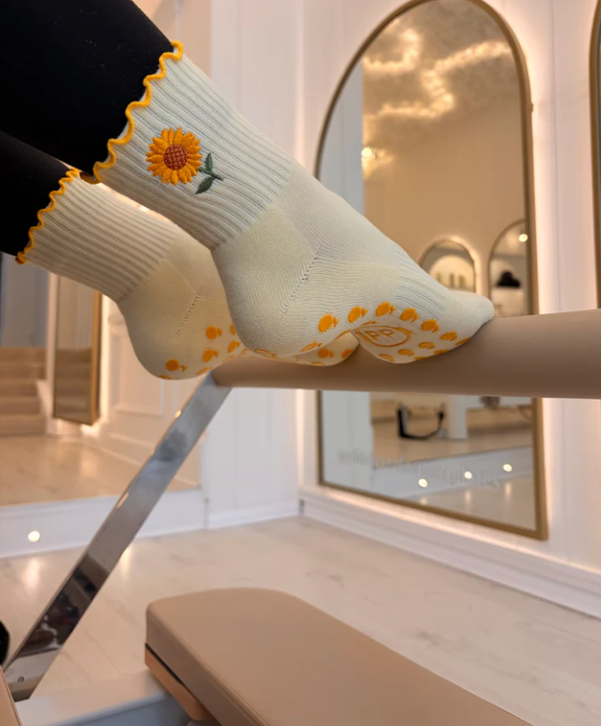 Sunflower Grip Sock